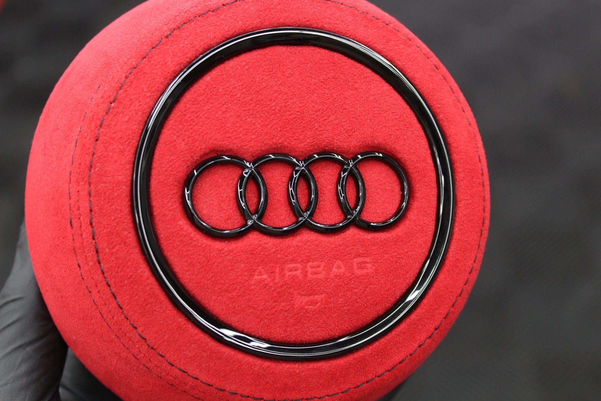 Audi alcantara airbag cover