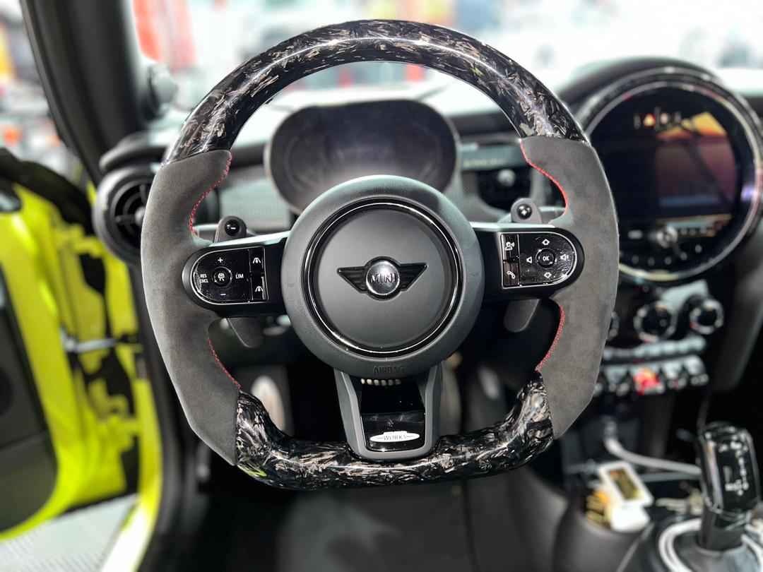 Mini Cooper 2021 Custom Steering Wheel - Berg Auto Design