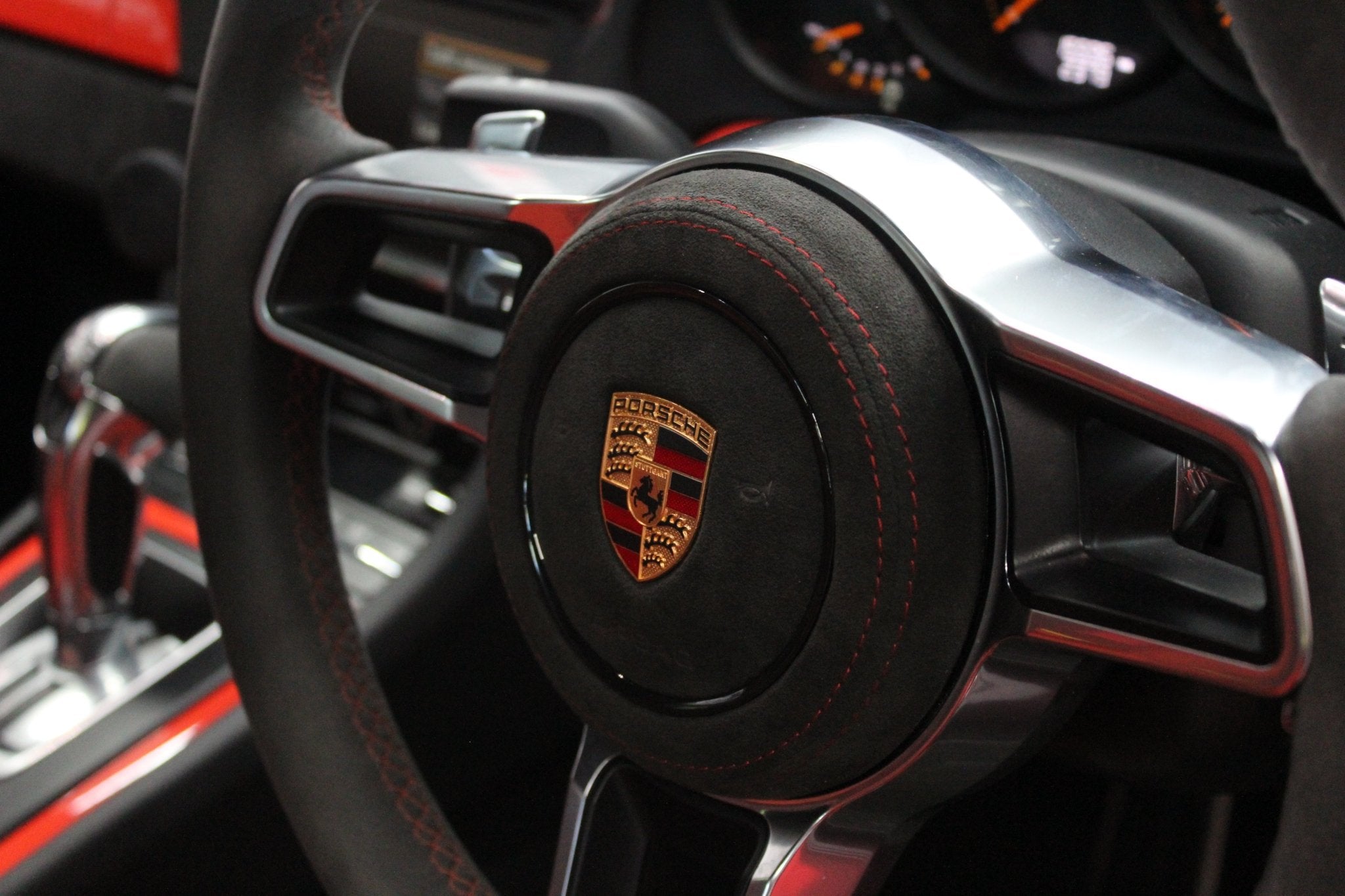 Porsche alcantara airbag cover